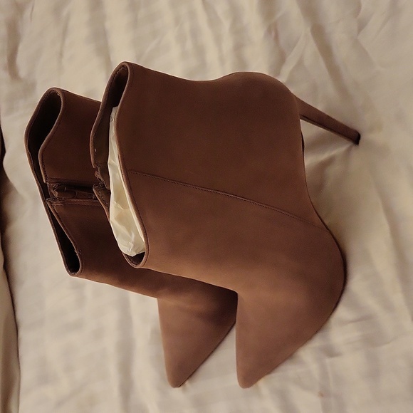 Womans Suede Booties - Picture 2 of 4